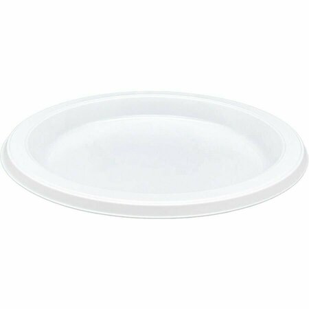 GENUINE JOE 7in Disposable Plastic Plates - White, 125PK GJO10331